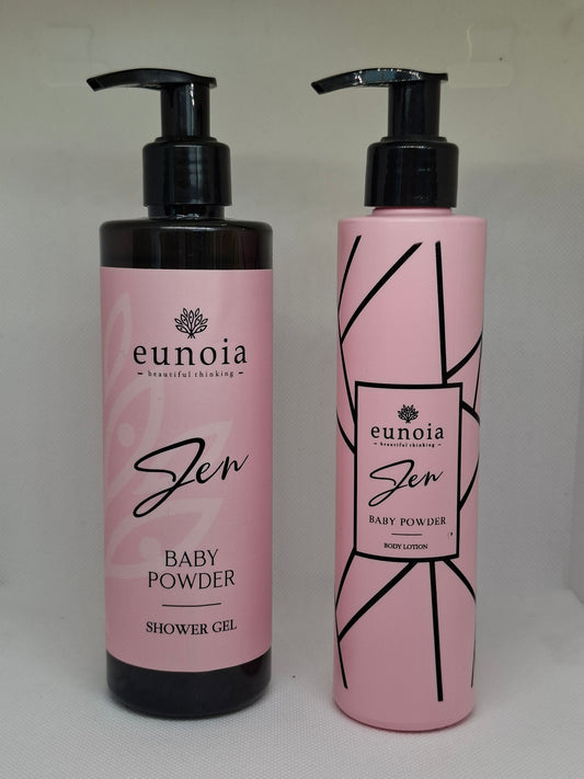 Eunoia Baby Powder Body Lotion 200ml & Body Shower 300ml
