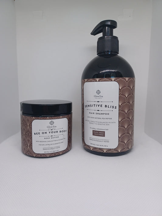 Bee Body Butter 200ml & Hair Shampoo 500ml