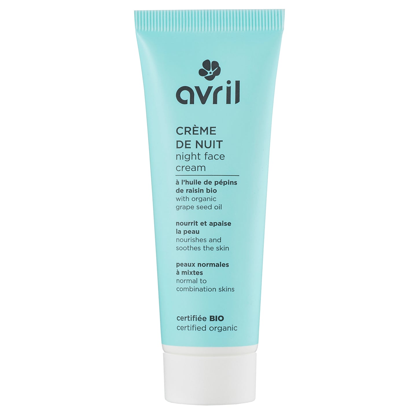 Avril Κρέμα νύχτας για κανονικά δέρματα 50ml