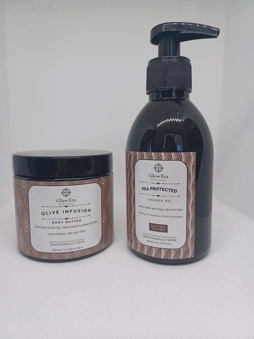 Olive Body Butter 200ml & Shower Gel 250ml