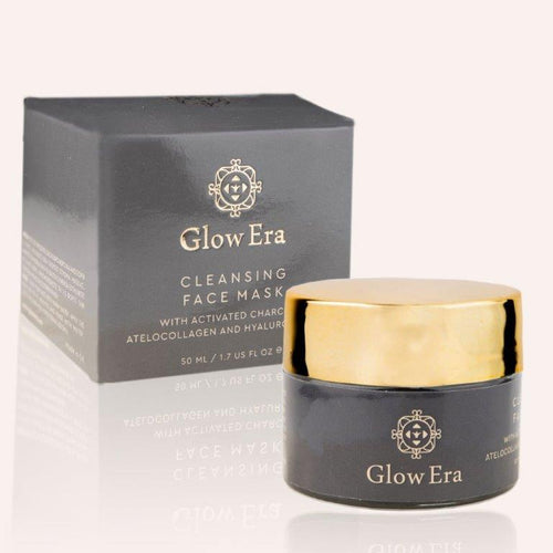 Mάσκα Ομορφιάς Glow Era με Ενεργό Άνθρακα, φυσική σύνθεση 98,7%, 50ml